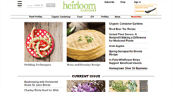Desktop Screenshot of heirloomgardener.com